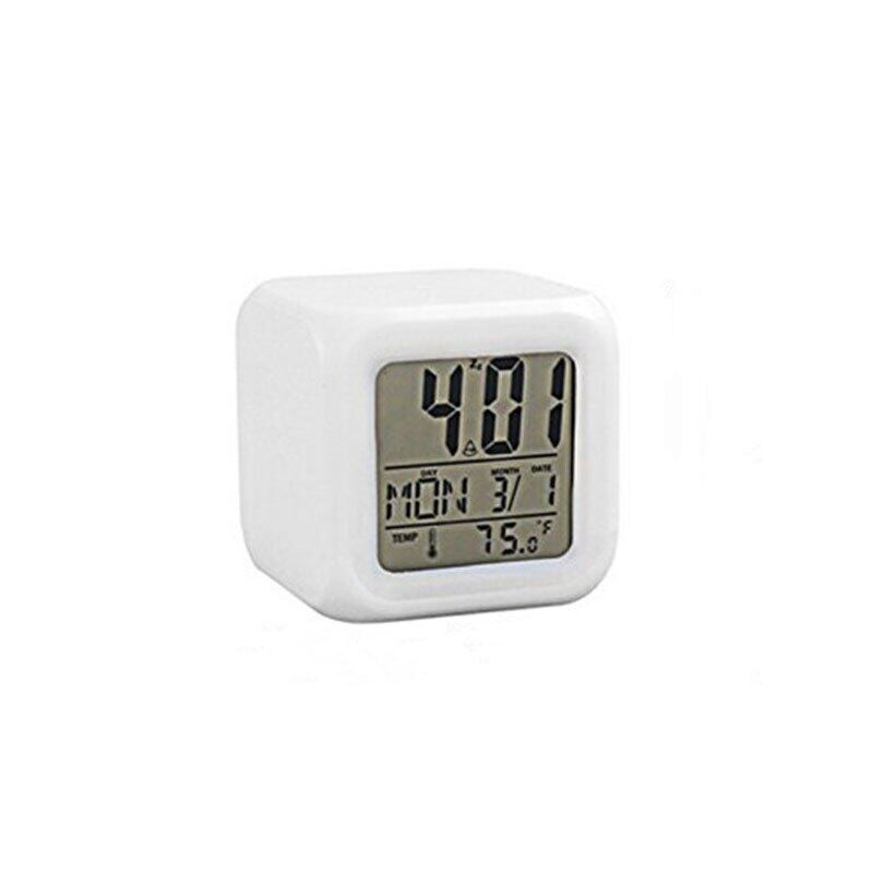 Đồng Hồ Báo Thức Phát Sáng Kỹ Thuật Số Thay Đổi Đèn LED Phòng Ngủ Gia Đình Đa Năng Cho Trẻ Em, Đồng Hồ Báo Thức Mini Có Hiển Thị Ánh Sáng Và Nhiệt Độ