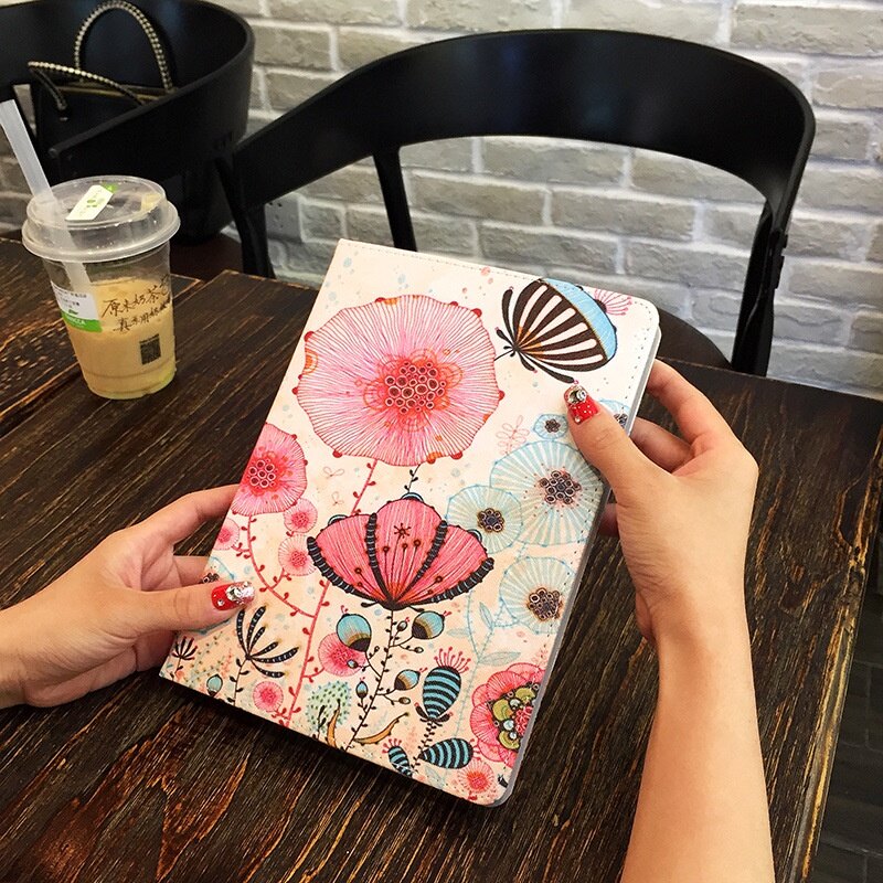 For ipad9 2021 case for ipad m1 pro 11 2020 air ipad air 2 ipad pro 9.7 ipad 9.7 2017 2018 5th gen 6th gen ipad 10.2 7th gen 8th gen pro 10.5 air 3 mini 12345 cartoon smart case