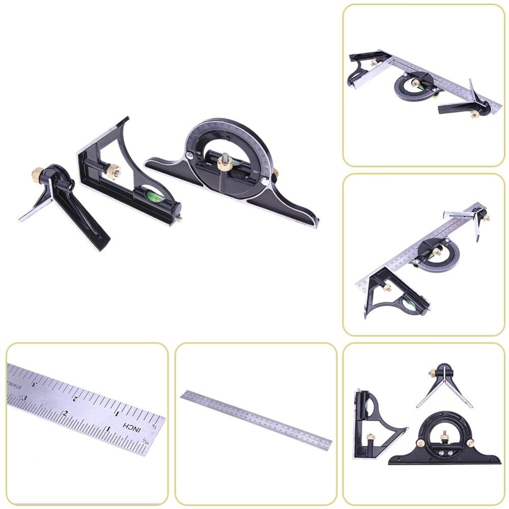 3 Thước Đo Thước Đo Góc Vuông Kết Hợp Nhiều Góc, Mức Độ Tinh Thần