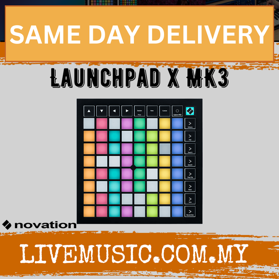 Novation Launchpad X 製品登録解除済み novation_launchpad_x_3qtangle.