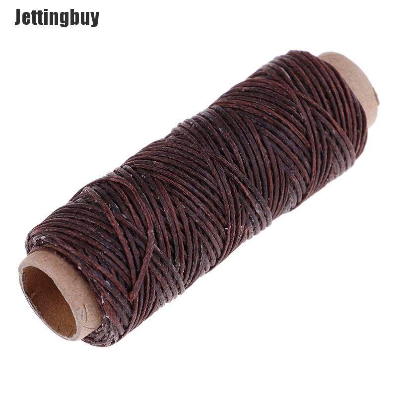 [Jettingbuy] 50 M/cuộn Chỉ Sáp Phẳng Khâu Da Dây Sáp Thủ Công 150D