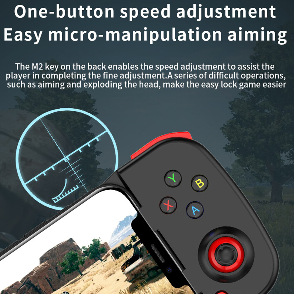 Mobile Phone Gamepad Bluetooth-compatible Wireless Game Controller for PUBG