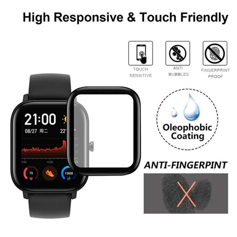 Cho Huami Amazfit GTS 2 2e GTS2 Mini GTS3 3D PMMA Bảo Vệ Màn Hình Bao Phủ Toàn Bộ