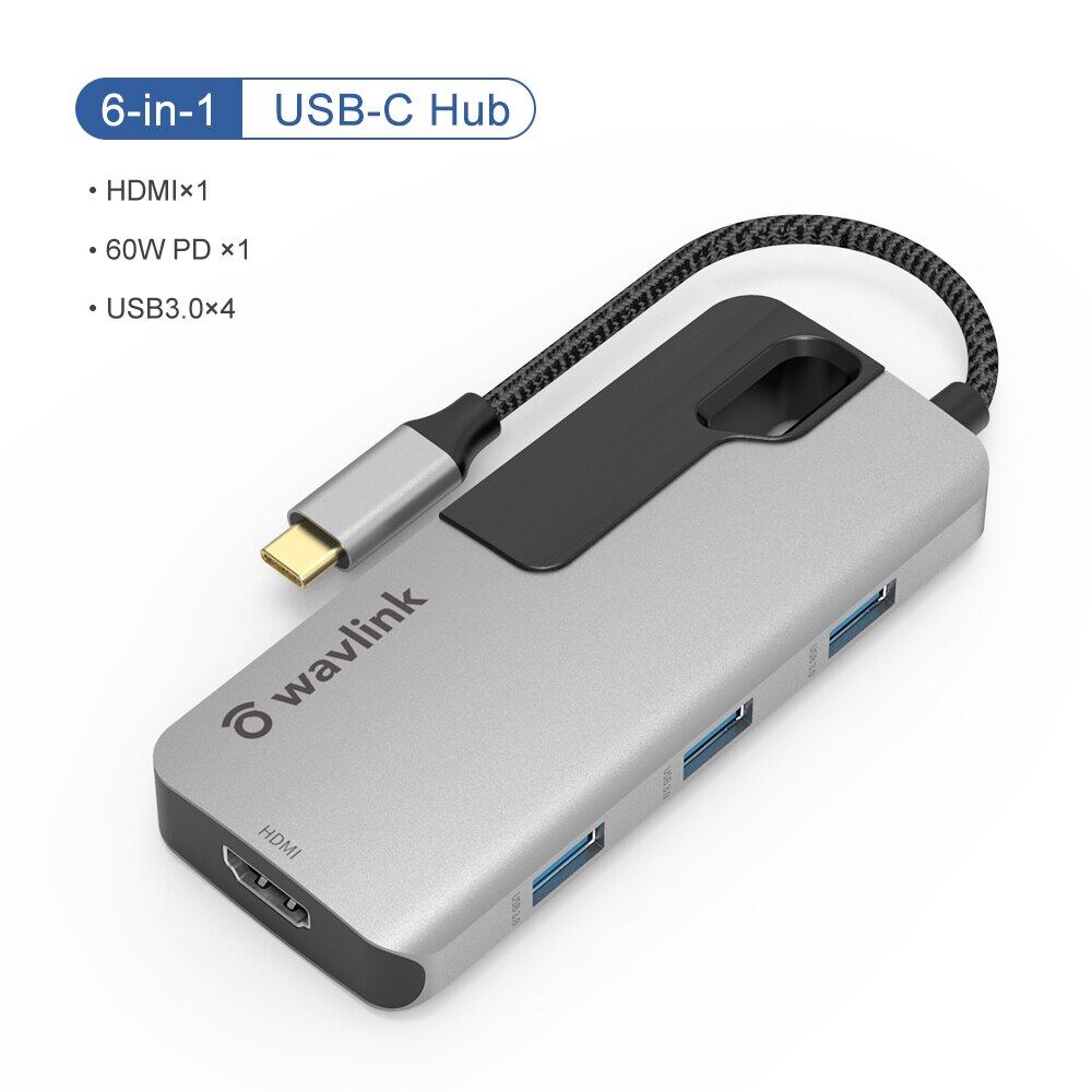 Wavlink USB Hub C HDMI Adapter 10 In 1 USB C To USB 3.0 Dock For