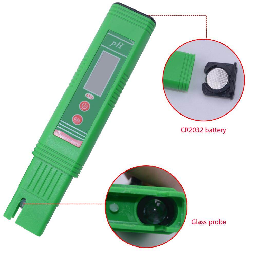 Professional pH-006 Pen-Type pH Meter with Automatic Temperature Compensation Portable Water Quality Analysis Tool