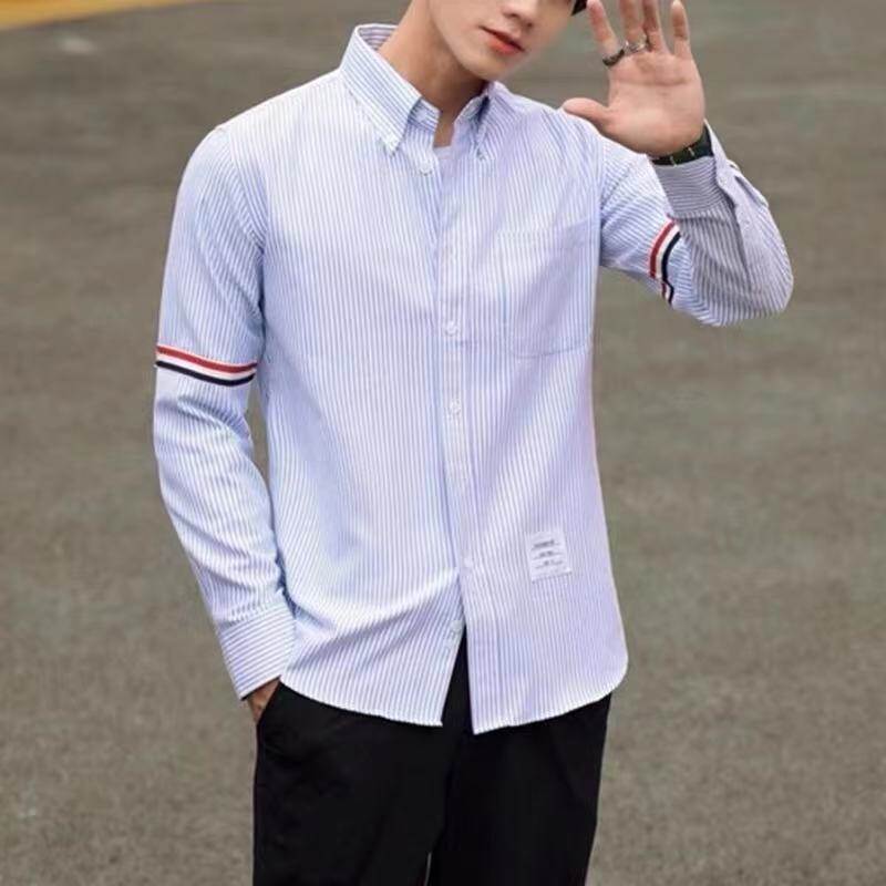 Thom Browne Short streamer on sleeve Shirts