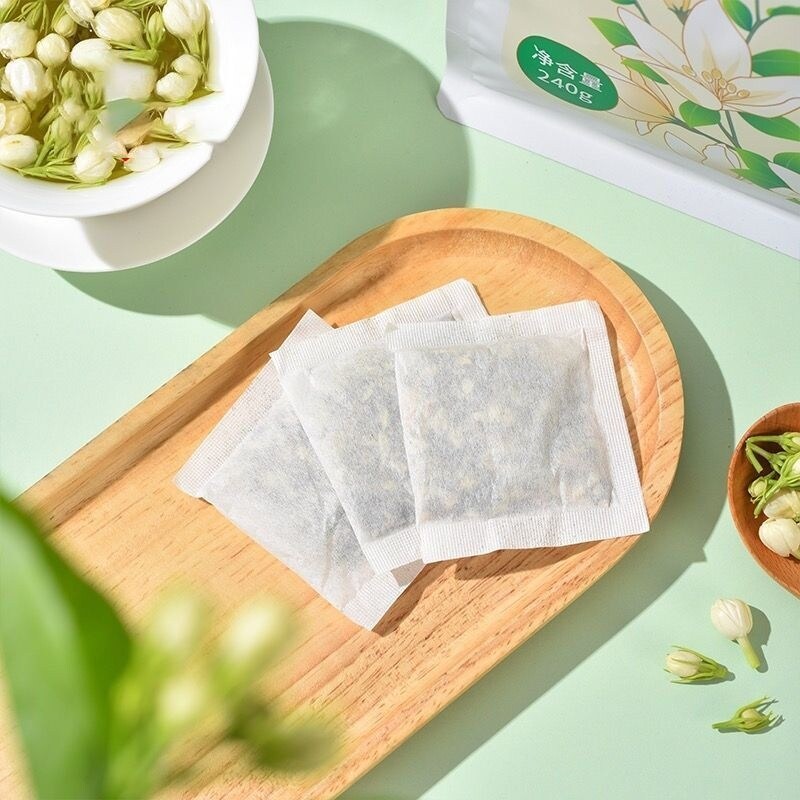Trà Hoa Nhài túi trà Trà xanh hương vị mạnh mẽ trà thức uống pha lạnh đóng gói riêng lẻ lá Phương Đông giống túi trà Trà Hoa Nhài