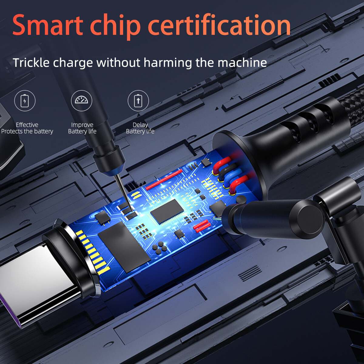 Kebidumei 25cm Micro USB Loại C Cáp ngắn nylon sạc cáp dữ liệu 2.4A cho OS điện thoại Android nhanh sạc sạc dự phòng dây đeo điện thoại dây