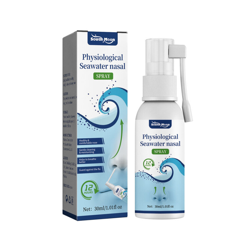 Nasal Spray for Sinus Allergies Physiological Seawater Saline Fast