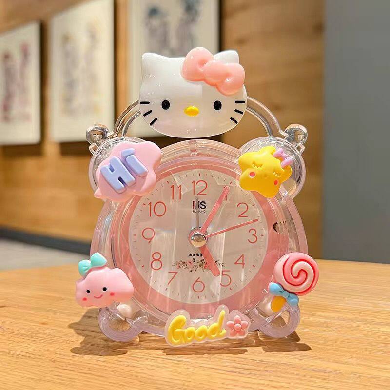 Alarm clock cartoon cute children's alarm clock student dormitory alarm home bedroom lazy mute clock wake up clock