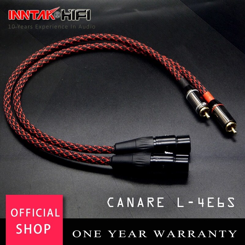 6.35mm 1/4" mono TS plug to 3.5mm 1/8" male DIY CANARE Cable L-2T2S 0.5M-5M 