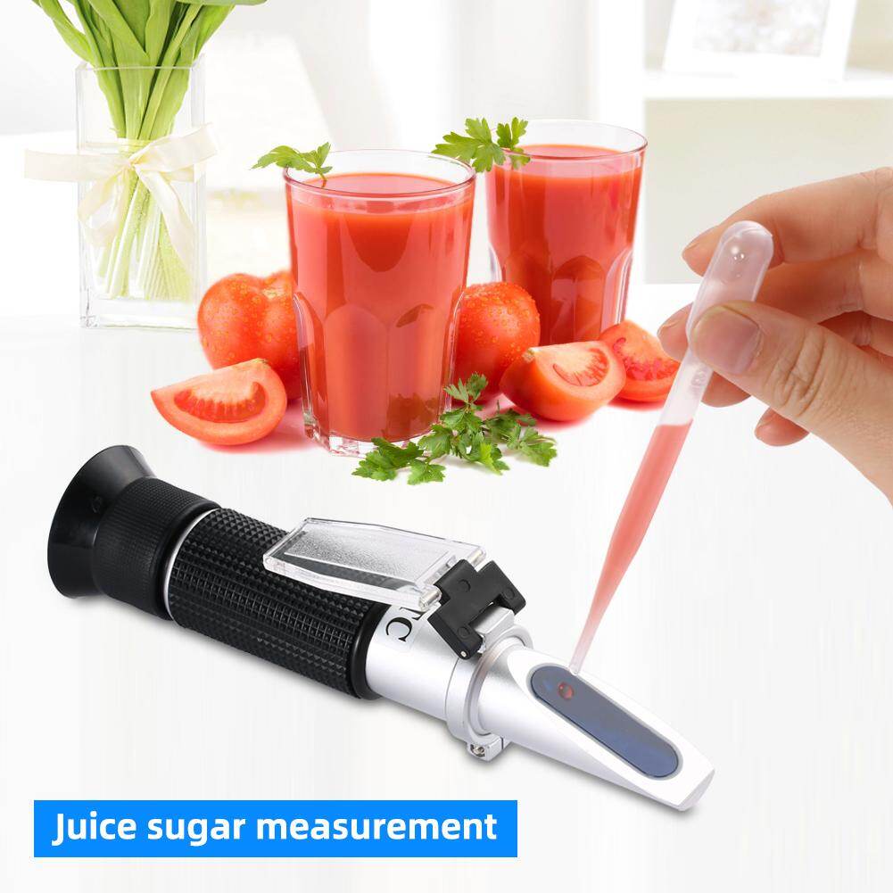 RCYAGO Máy Đo Khúc Xạ ATC 0-32% Khúc Xạ Kế Đo Đột Ngọt Brix Mới Máy Đo Đường Kiểm Tra Hàm Lượng Đường