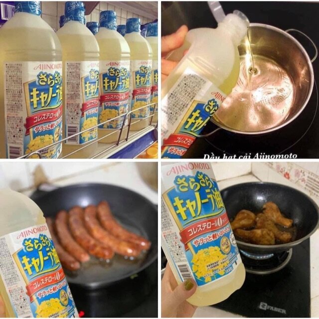 Dầu ăn hạt cải Nhật- thùng 10 chai