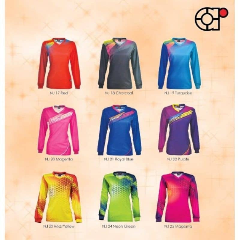 Baju Jersey Perempuan Lengan Panjang Ladies Long Sleeve Jersey Lazada