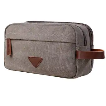 mens canvas toiletry bag