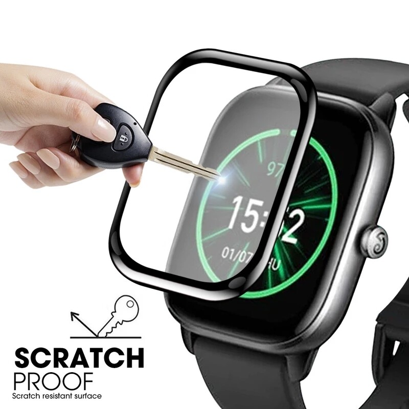 Bảo Vệ Màn Hình 3D PMMA Bao Phủ Toàn Bộ Cho Huami Amazfit GTS4Mini