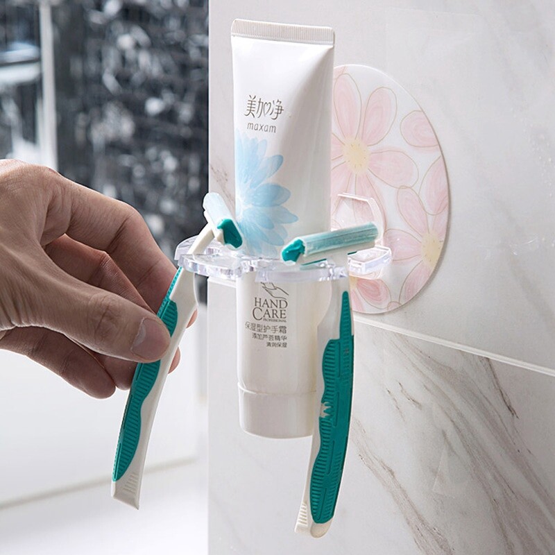 Giá Để Bàn Chải Đánh Răng Hút Mạnh Giá Để Kem Đánh Răng Giá Để Máy Cạo Râu Hộp Đựng Bàn Chải Đánh Răng Dụng Cụ Sắp Xếp Phụ Kiện Phòng Tắm