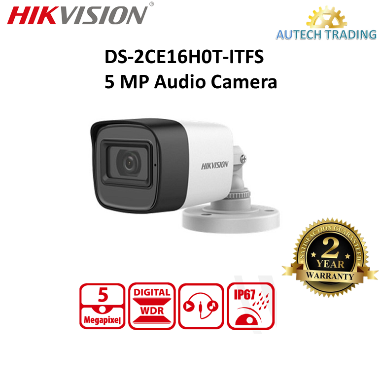 Hikvision Ds 2ce76h0t Itpfs Ds 2ce16h0t Itfs 5mp Audio Sound Cctv