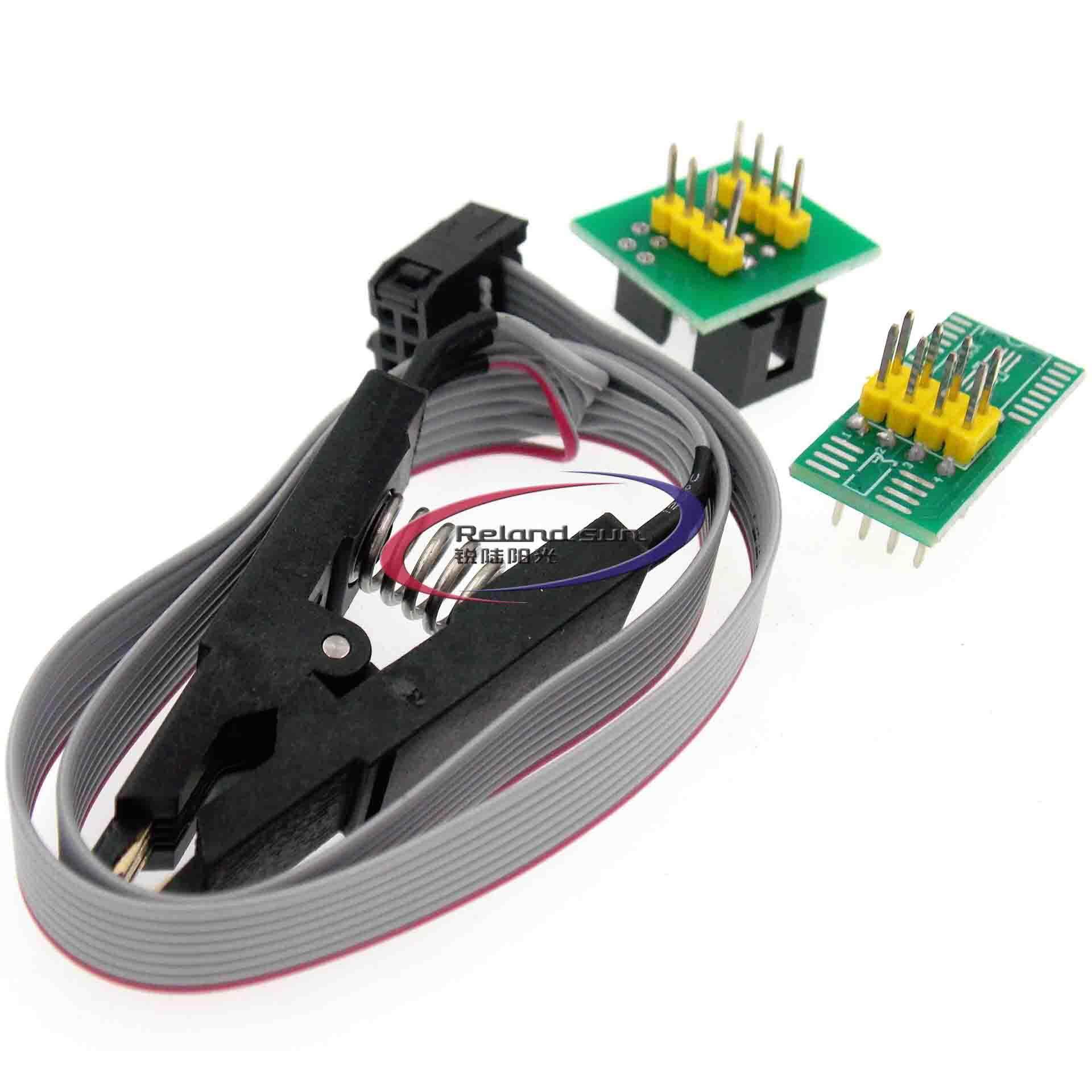 EEPROM Bộ Lập Trình USB BIOS CH341A + Kẹp SOIC8 + Bộ Chuyển Đổi 1.8V + Bộ Chuyển Đổi SOIC8