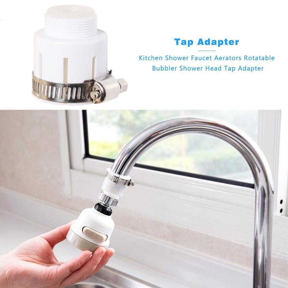 Kitchen Shower Faucet Aerators Rotatable Bubbler Shower Head Tap ...