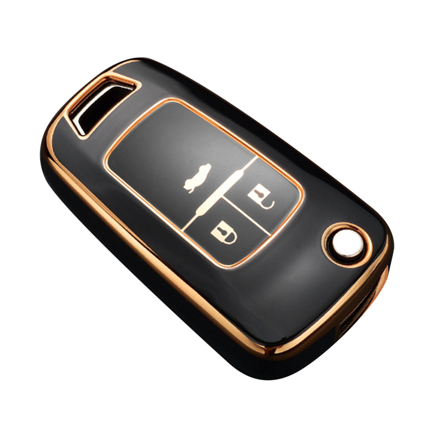 TPU Car Remote Key Case Cover Shell Fob For Buick For Chevrolet Cruze Aveo Trax Opel Astra Corsa Meriva Zafira Antara J Keychain
