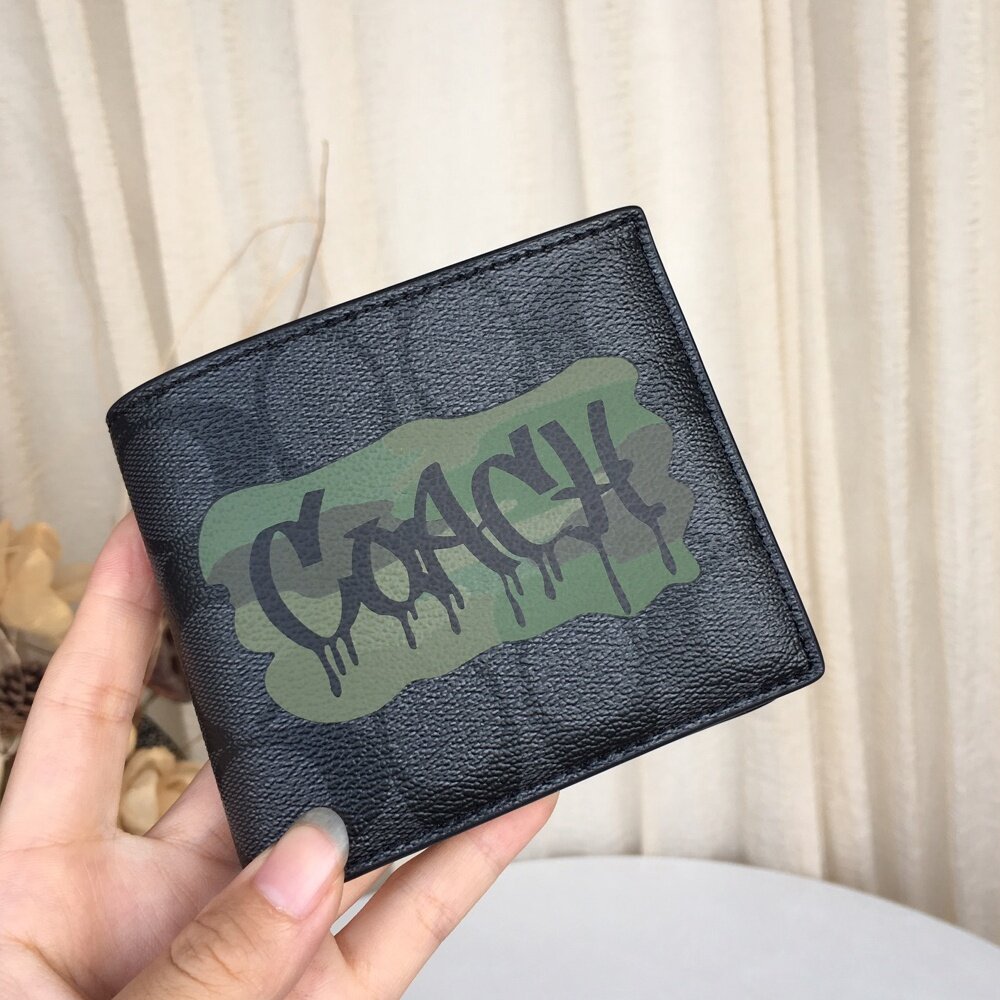 Coach wallet graffiti new arrivals