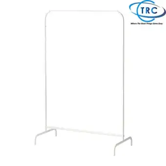 Ready Stock Ikea Mulig Clothes Rack White 99x46cm Lazada