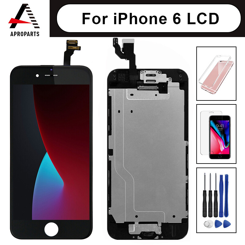 Full set lcd for iphone 5g 5s 5c 6 6s 6p plus touch screen display aseembly+front camera+speaker+home button replacement