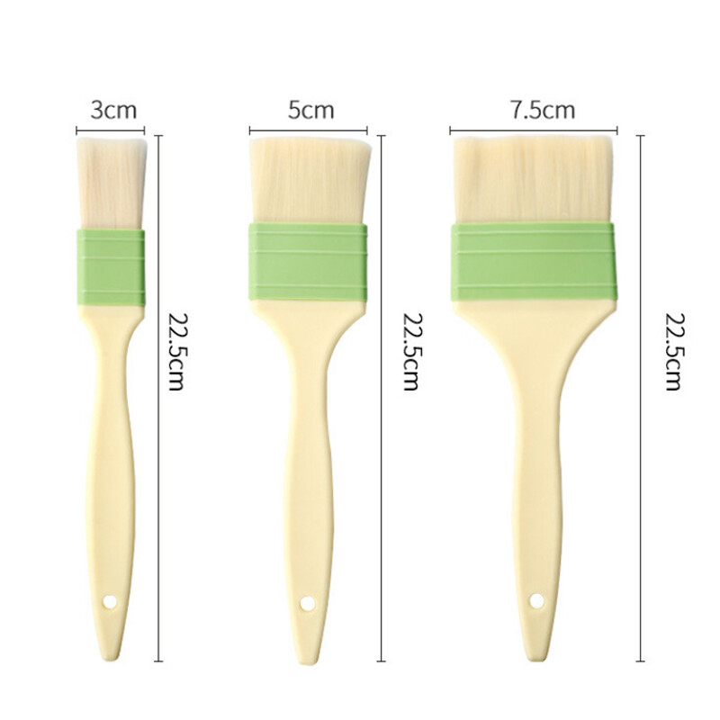 SHOOTHE 1Pcs Portable Pastry Brush Cake Brushes Basting Tools Food Grade Plastic Handle Kitchen Accessories Multifunction