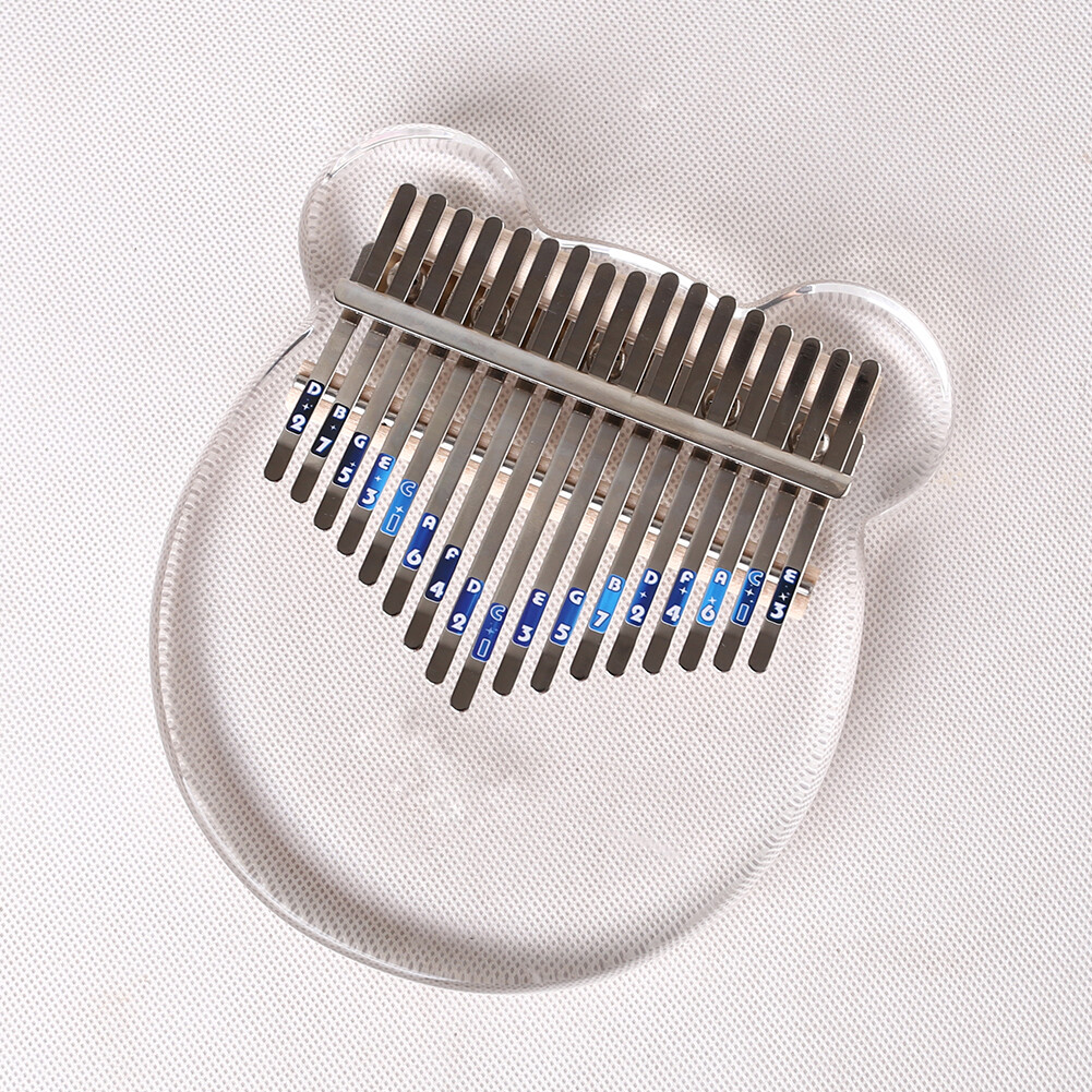 2 Miếng Dán Cân Kalimba Đề Can Ghi Chú Phím Đàn Piano Ngón Tay Cái Nhạc Cụ