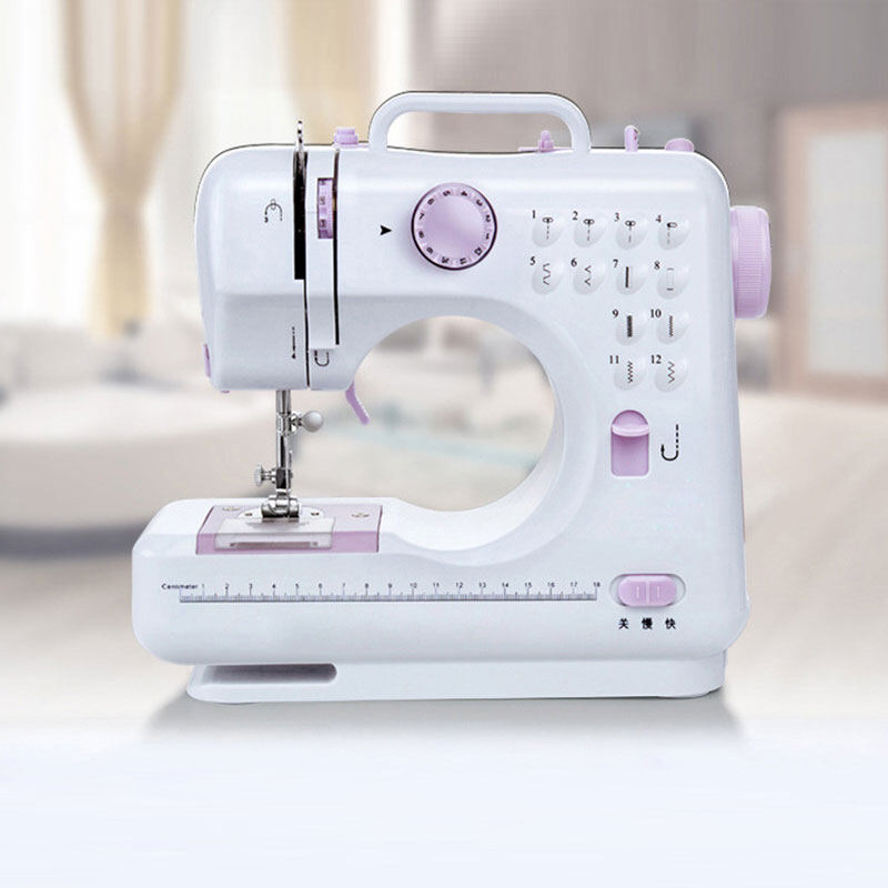 TAIDU Máy May Chạy Điện Máy Vắt Sổ Siêu Nhỏ Chức Năng Đảo Ngược Một Phím