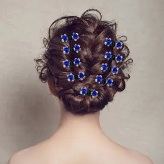 1 Women Small Cute Girls Flower Rose Metal Kids Headdress Hair