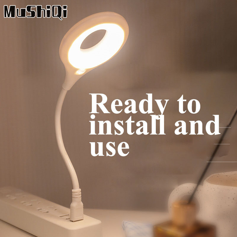 USB voice controlled small night light artificial intelligence control mini atmosphere LED bedside