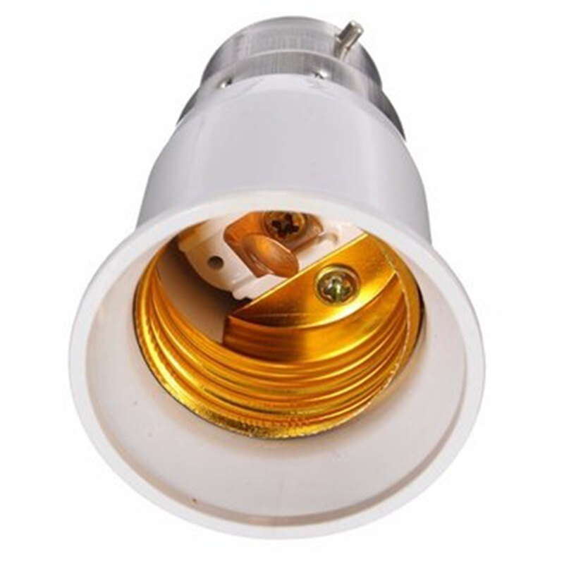 2 Cái Bộ Chuyển Đổi Đui Đèn Bằng Vật Liệu Chống Cháy B22 Sang E27 Bộ Chuyển Đổi Loại Đui Bóng Đèn Đui Đèn Đui Đèn Led Bộ Chuyển Đổi Đui Đèn