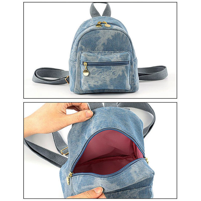 NALLCHEER Backpack denim fashion backpack women's backpack