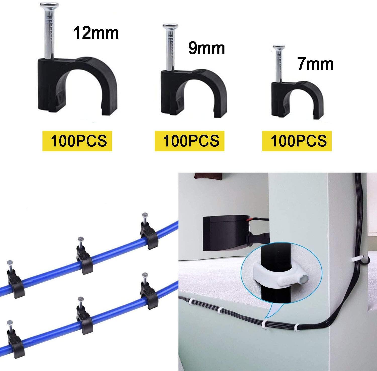 【Ship in 24 Hours】Circle Wire Clips 100pcs 6mm/7mm/8mm/9mm/12mm