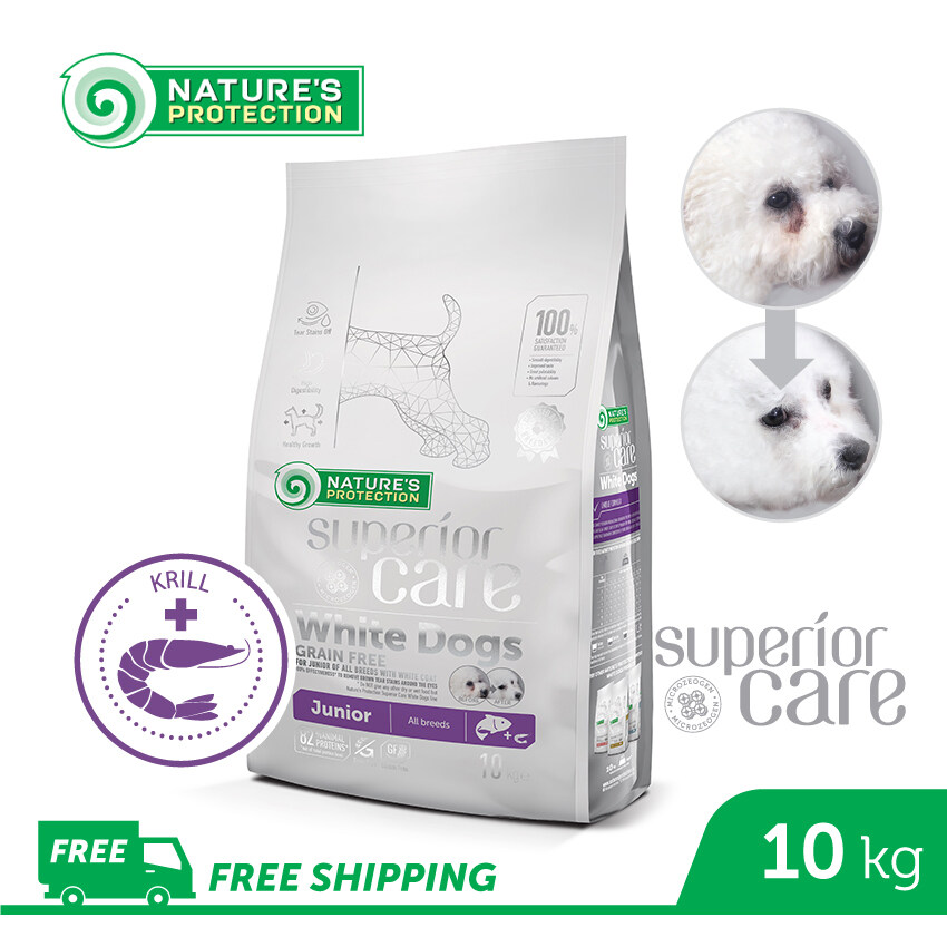 Superior Care White Dog Salmon Junior All Breed Dog Food 10kg Grain Free Lazada