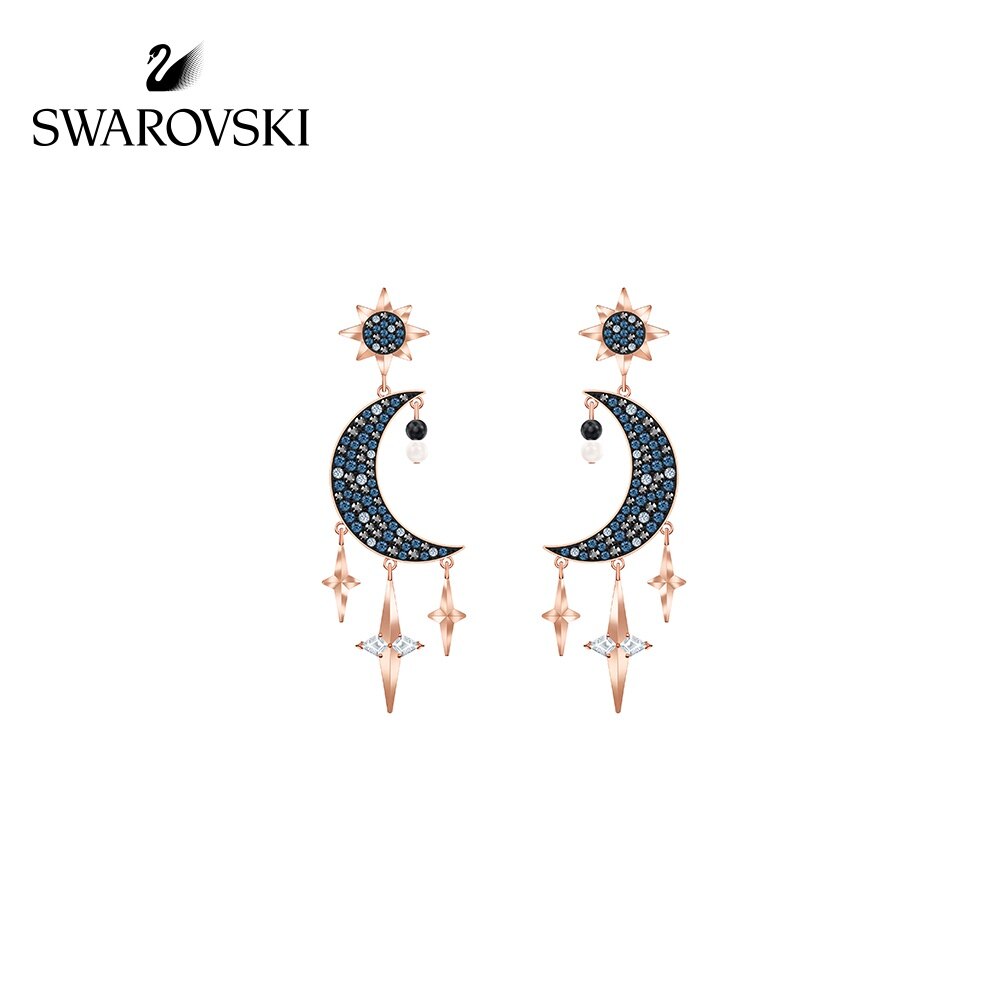 Swarovski SWA SYMBOL Mysterious Star Month Earrings Fashion Charm Female Earrings