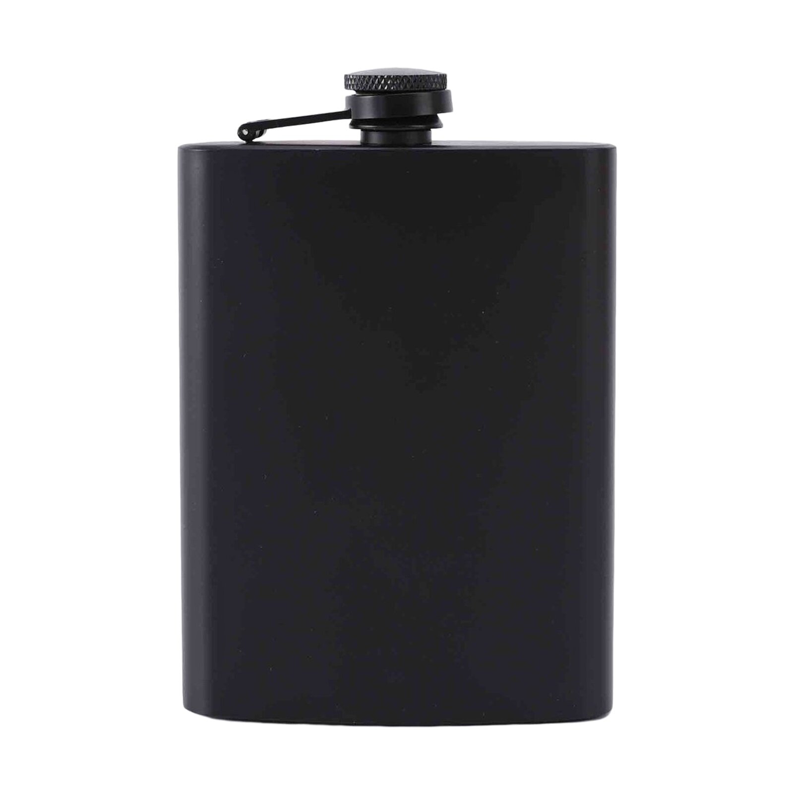 6oz/7oz/8oz Hip Flask Leak-proof Convenient Stainless Steel Matte Black Whiskey Flask for Outdoor 6oz/7oz/8oz Practical Pocket