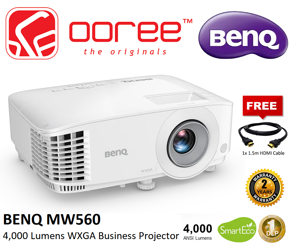 Proyector DLP BenQ MW560 WXGA (1280x800) HDMI 4,000 Lúmenes