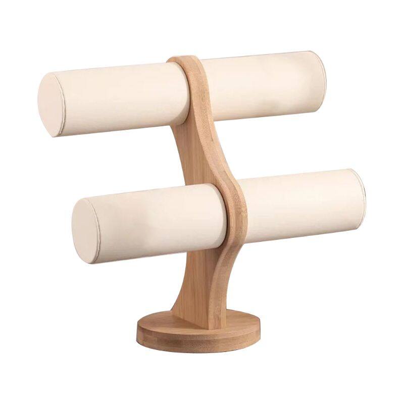 2 Tier Bracelet Show Stand Holder Jewelry Watch Bangle Organizer Showcase Necklace Display Storage
