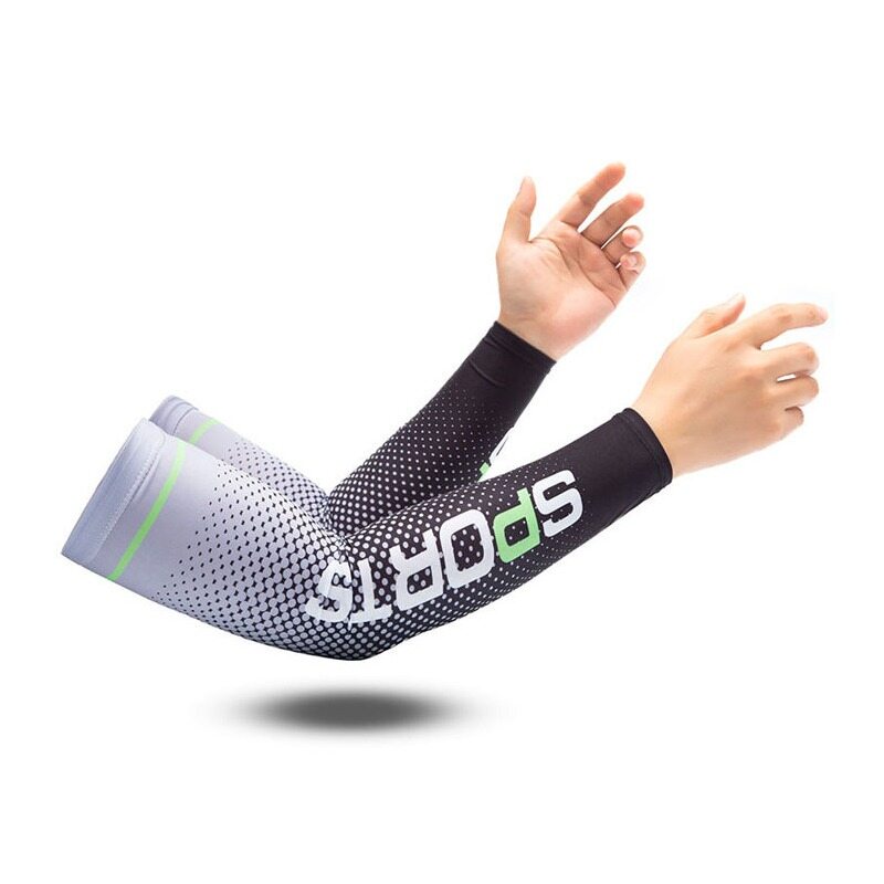 1PCS Arm Sleeve UV Sunblock Ice Silk Men's Sleeves Hand Socks Cool Men Sports Outdoor Golf Running Cycling Bicycle UV Sun Protective Cuff Cover For Hikers Protection Men's Sleeves Arm Warmers Sleeves