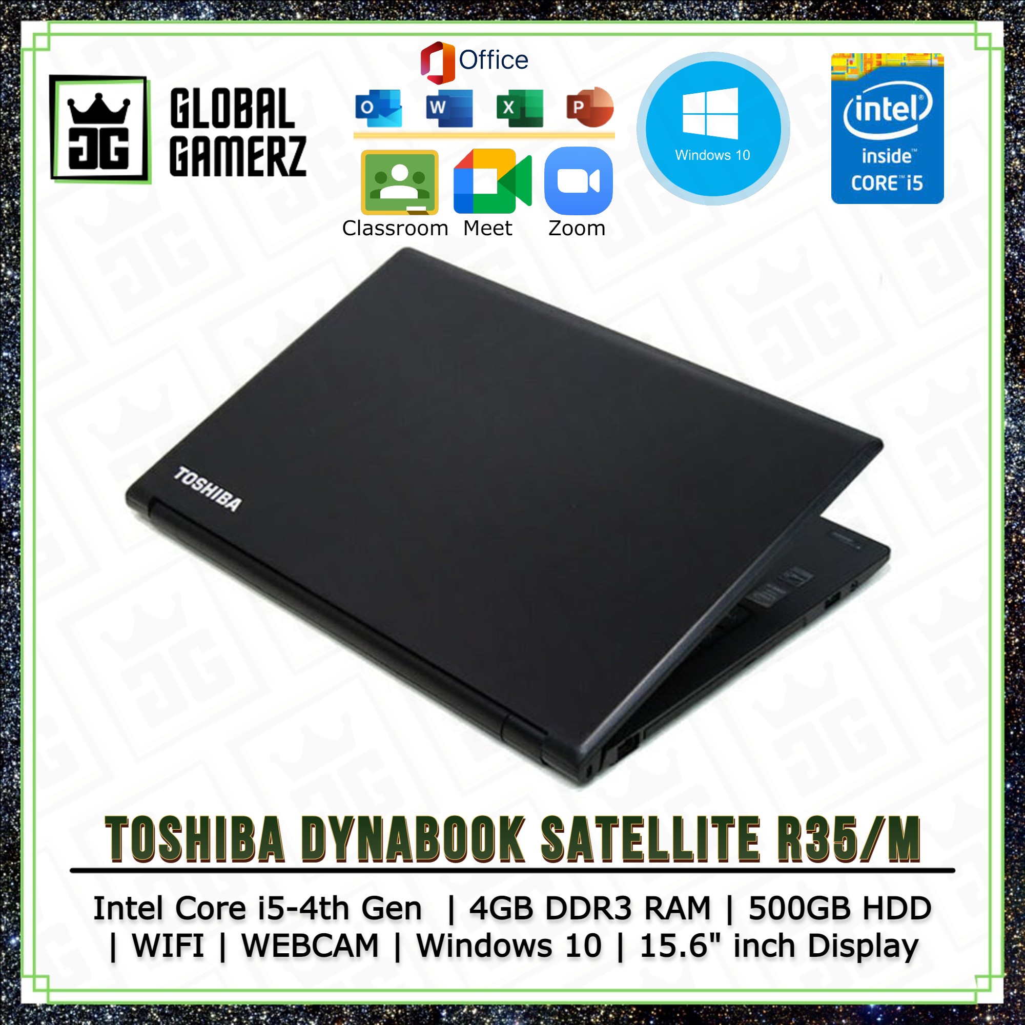 Toshiba Dynabook Satellite R35/M Intel Core i5-4th Gen / 4GB DDR3