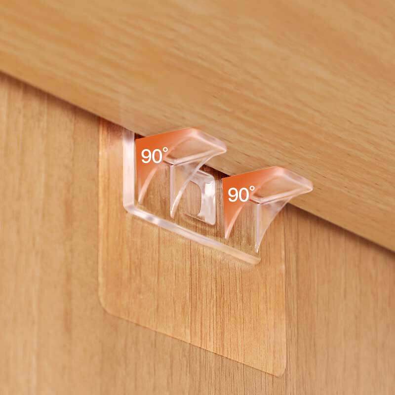 Móc Hỗ Trợ Kệ Tủ Giá Đỡ Giá Đỡ Chốt Dính Giá Đỡ Phân Vùng Tủ Quần Áo Giá Treo Tường Cho Nhà Bếp Phòng Tắm