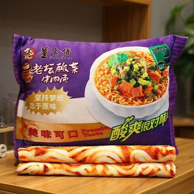 ramen noodle stuffed animal