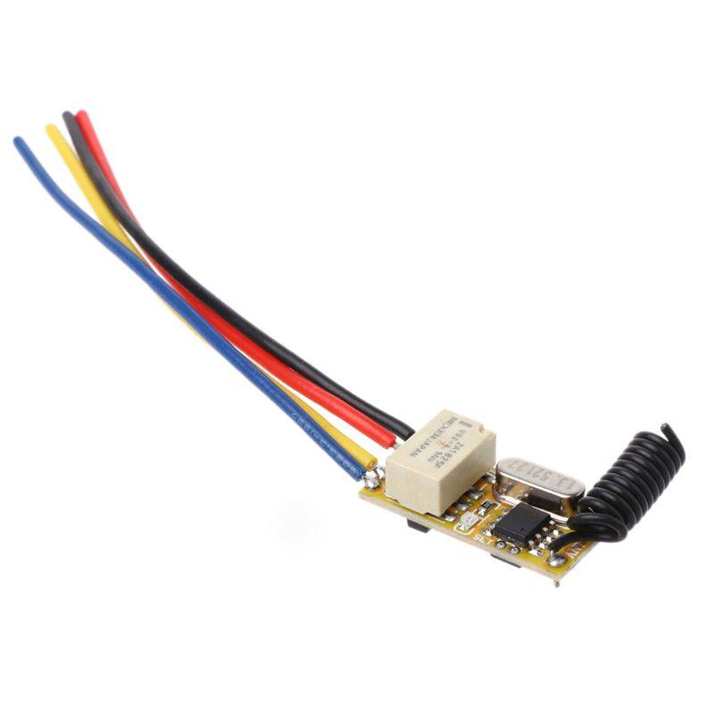 RF 2CH Mini Remote Control Switch Waterproof 12V DC3.7V to 24V Universal Relay Transmitter 433MHz Receiver Module Home Office