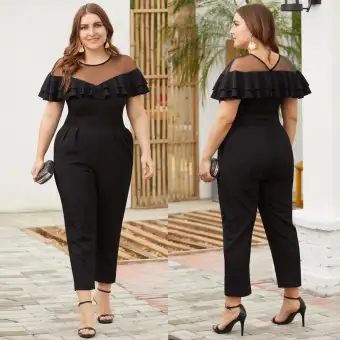 black overalls women's plus size