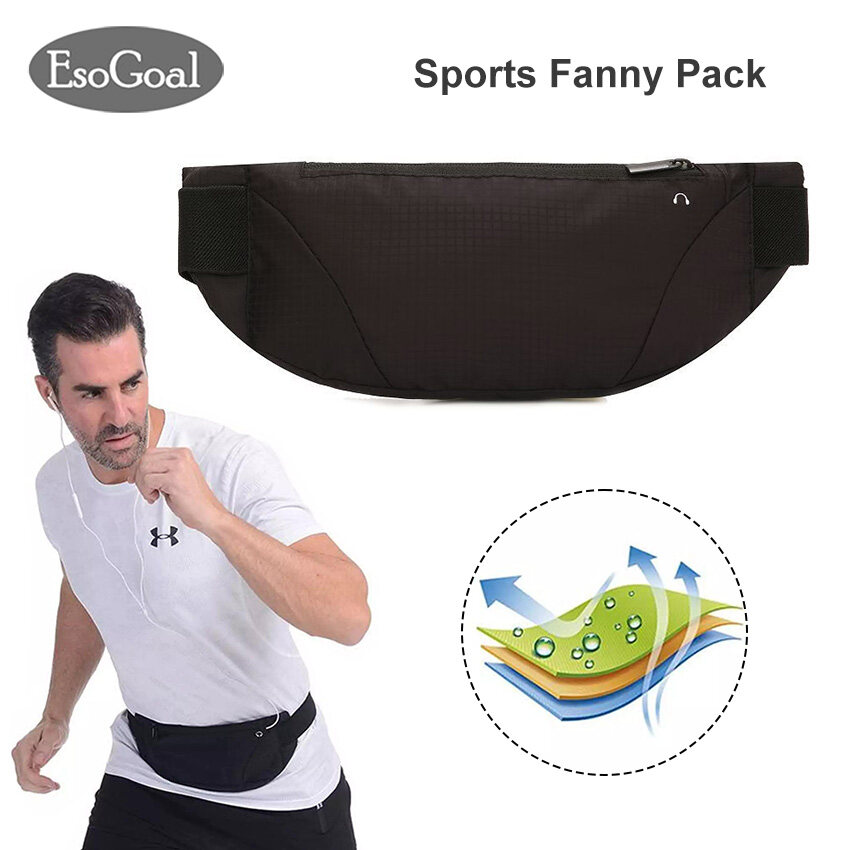 EsoGoal Sports Waist Packs Running Belt Sport Pouches Waist Belts Cross