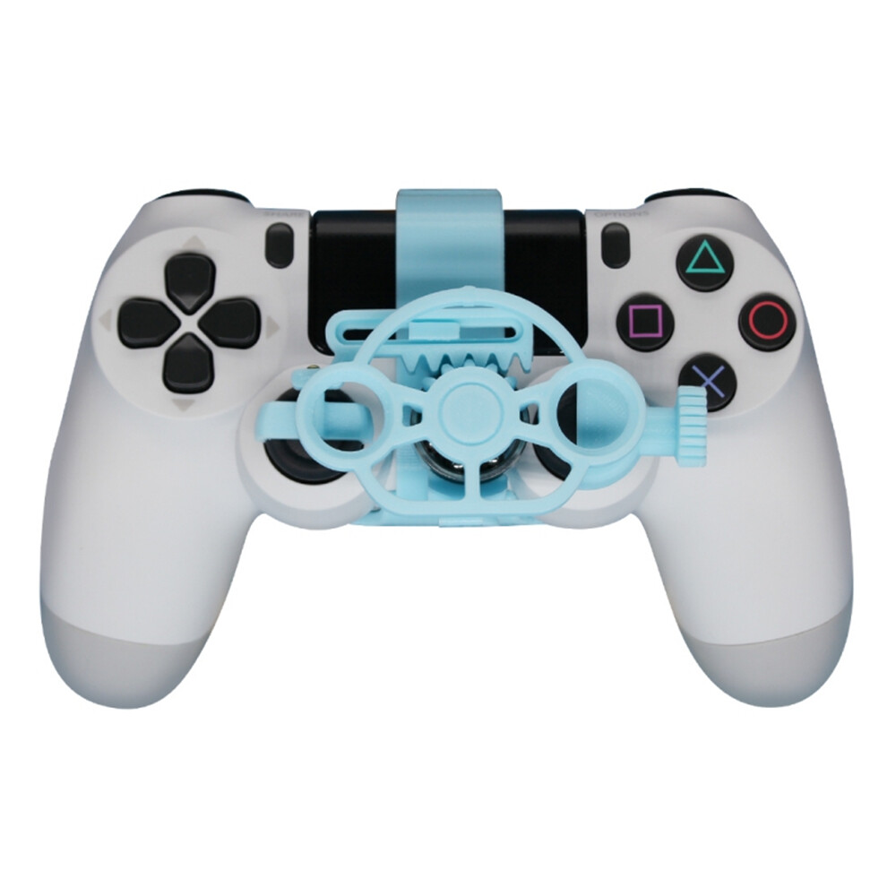 For PS4 Controller Racing Games Mini Steering 3D Printing Wheel Auxiliary Controller Game Joystick Simulator Gamepad