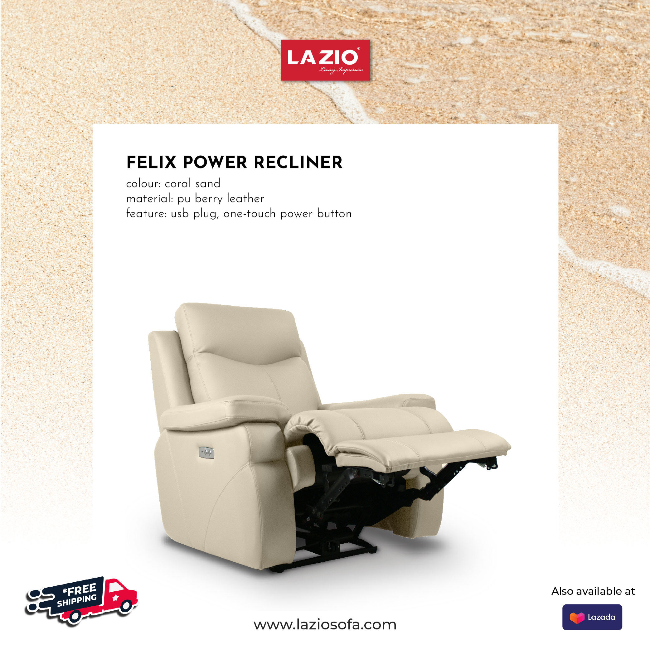 Rozel power recliner online price